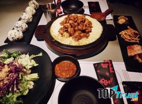 Quán mang đậm phong cách Hàn Quốc