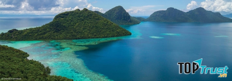 Đảo Borneo nắm giữ vị trí thứ 3 trong danh sách những đảo lớn nhất thế giới.