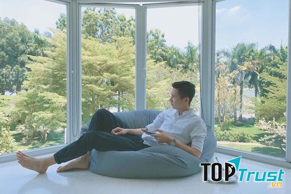 Những chiếc ghế lười ngồi vào là chẳng muốn đứng dậy