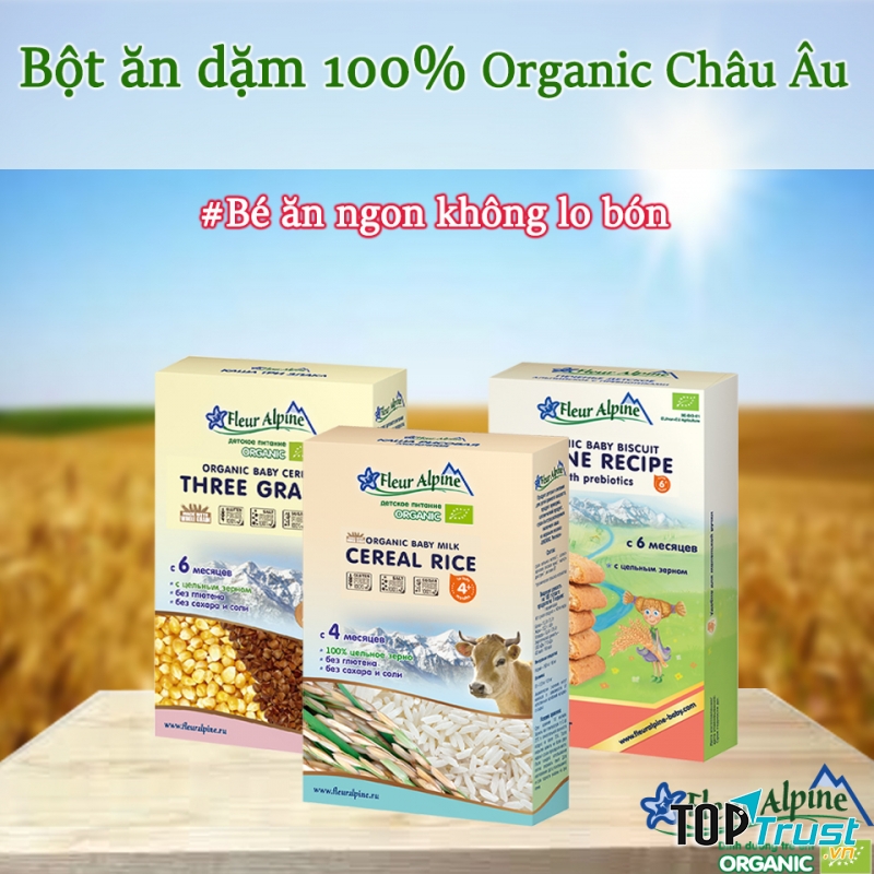 Bột ăn dặm Fleur Alpine