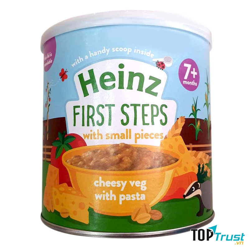 Bột ăn dặm Heinz vị mỳ ý rau phô mai 200g (cho bé > 7 tháng)