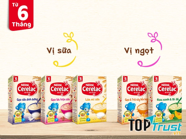 Bột ăn dặm Nestle Cerelac