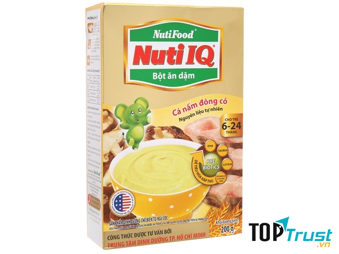 Bột ăn dặm NutiFood Gạo sữa 200g
