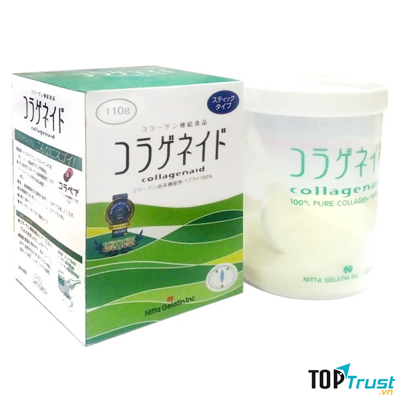 Bột Bổ Sung Collagen Aid Nitta Gelatin Cao Cấp Nhật Bản