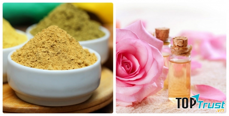 Bột gỗ đàn hương kết hợp với nước hoa hồng là một bí quyết giúp làm mờ sẹo vô cùng tốt