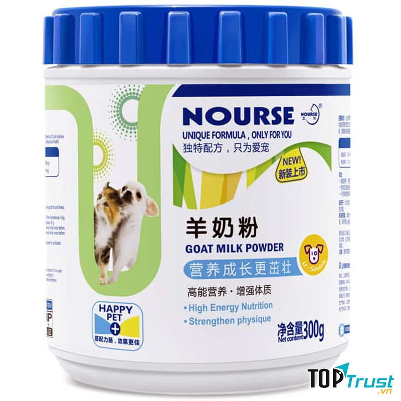 Bột dinh dưỡng cho chó mèo đang mang thai và sơ sinh Nourse Goat Milk Powder