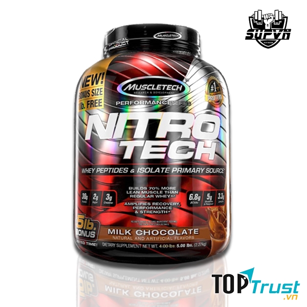 Bột Dinh Dưỡng Thể Hình Muscletech Nitrotech 5lbs