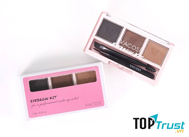Bột Kẻ Mày Dạng Phấn Vacosi Eyebrown Kit