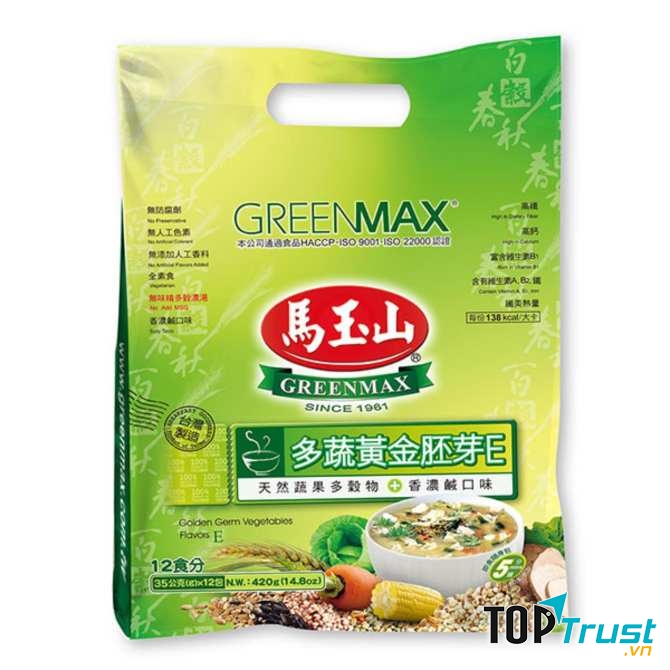 Bột ngũ cốc từ rau mầm và các loại củ quả Greenmax