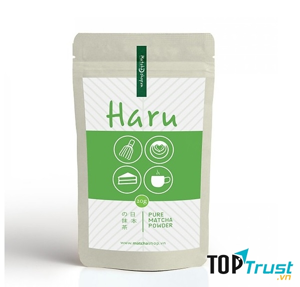 Bột trà xanh hữu cơ Haru Matcha Organic﻿﻿﻿﻿