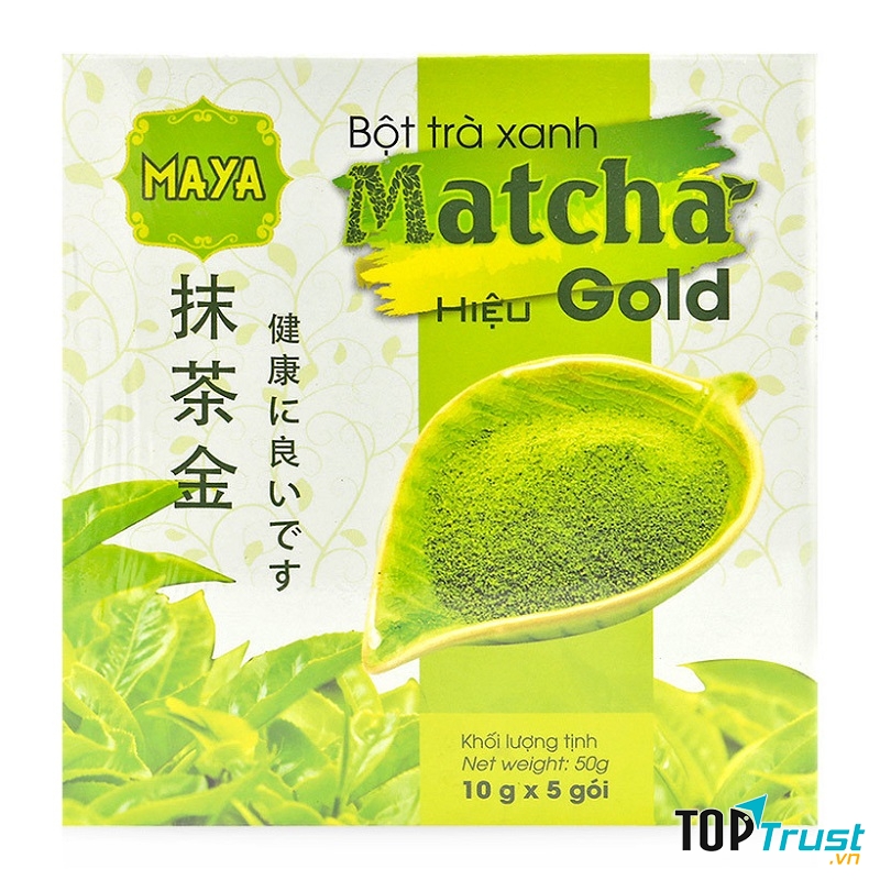 Bột trà xanh matcha hiệu Gold