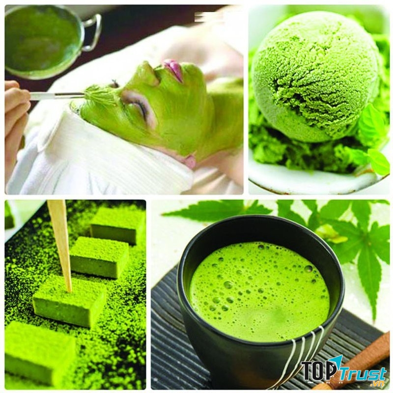 Bột trà xanh Matcha nguyên chất Nhật Bản Ajinomoto AGF Blendy có nhiều công dụng tuyệt vời