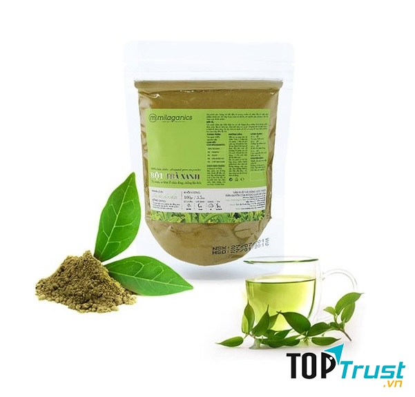 Bột trà xanh Milaganics