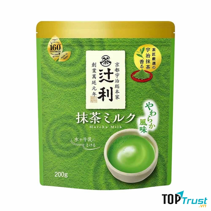 Bột trà xanh Tsujiri Matcha Milk Nhật Bản