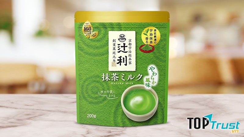 Bột trà xanh Tsujiri Matcha Milk Nhật Bản