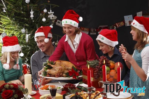 Bữa tiệc đón Giáng Sinh tại Anh