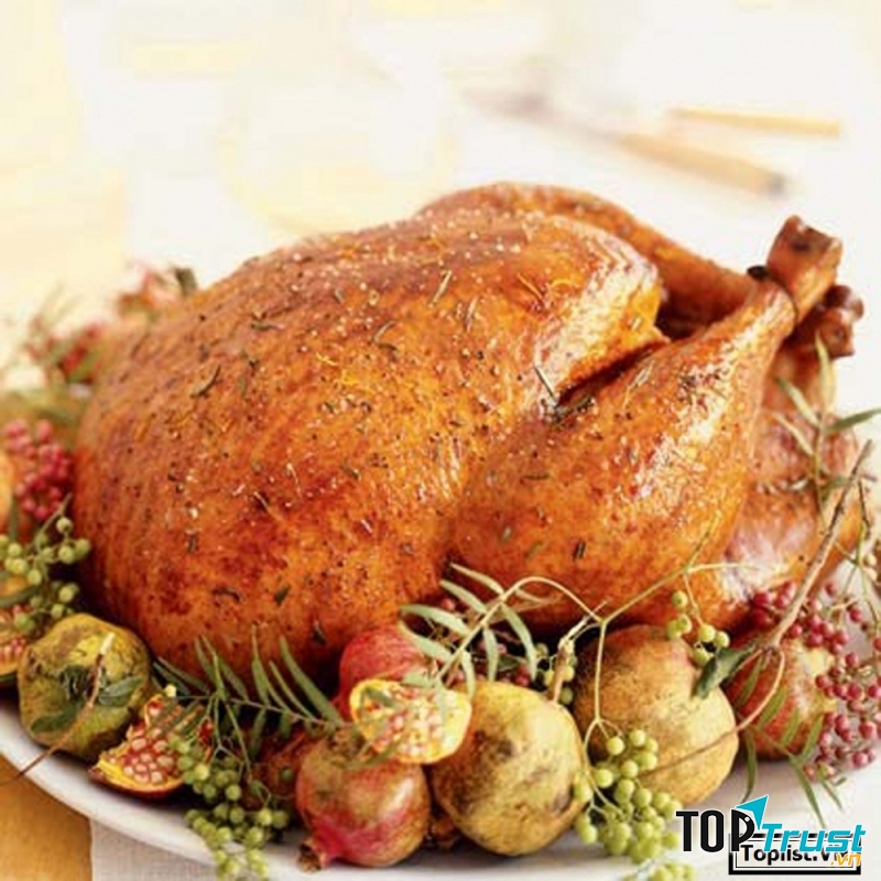 Món gà Tây với công thức độc đáo của người Brazil