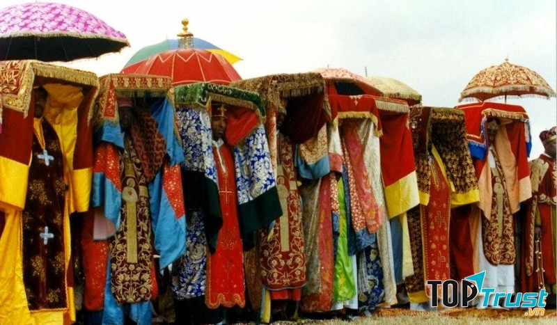 Hình ảnh độc đáo chỉ thấy được trong lễ Giáng Sinh Ethiopia