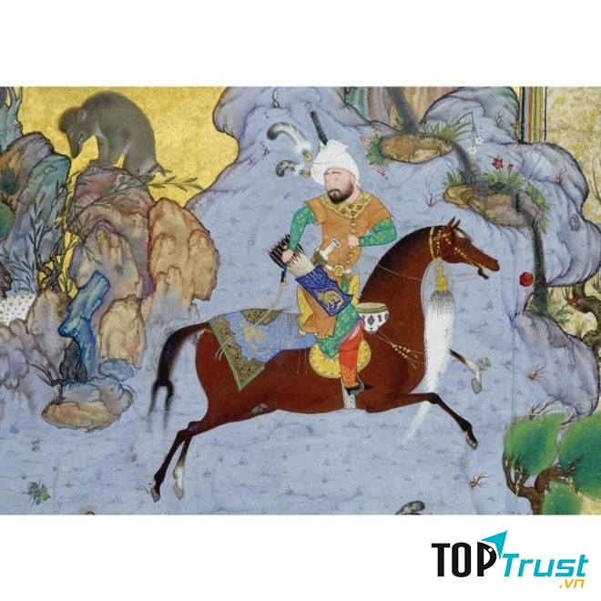 Bức Illustrated Folio do Shah Ba Tư chế tác