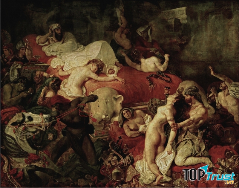 Bức tranh Death of Sardanapalus