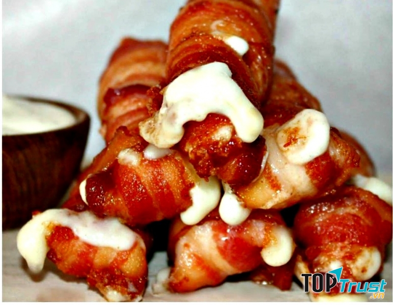 Món Buffalo Cheese Sticks khi đã hoàn thiện