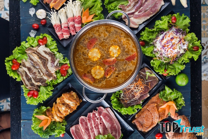 Buffet lẩu Vũ Gia