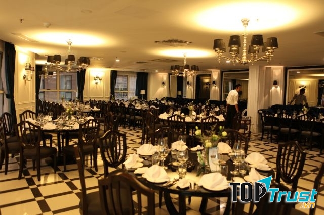 Không gian Châu Âu sang trọng của nhà hàng