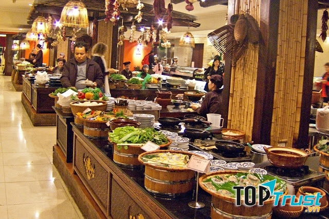 Các món ăn phong phú, đa dạng và đẹp mắt