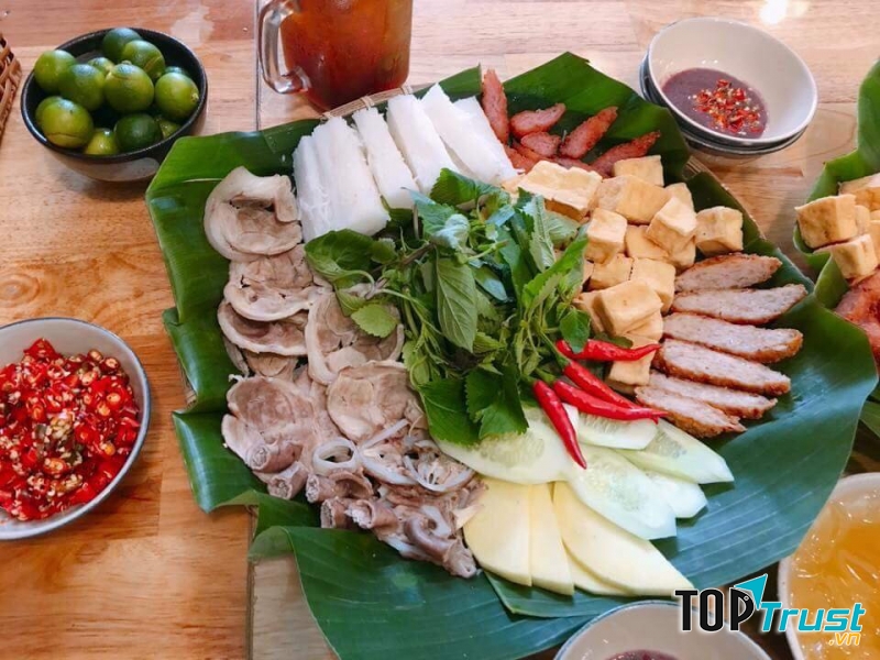 Bún đậu mẹt 2 người tại A Chảnh