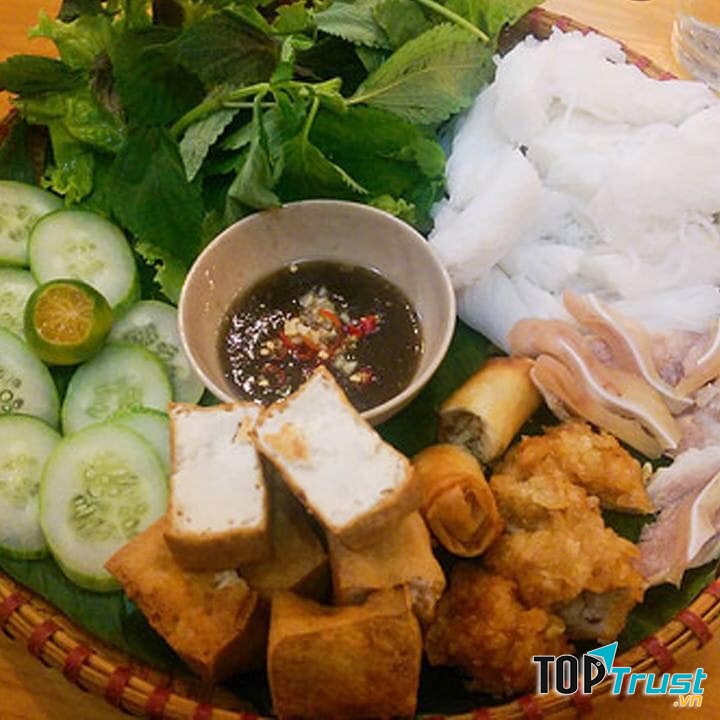 Bún đậu mắm tôm Hàn Thuyên