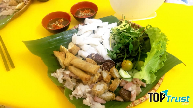 Bún đậu mắm tôm Hàn Thuyên