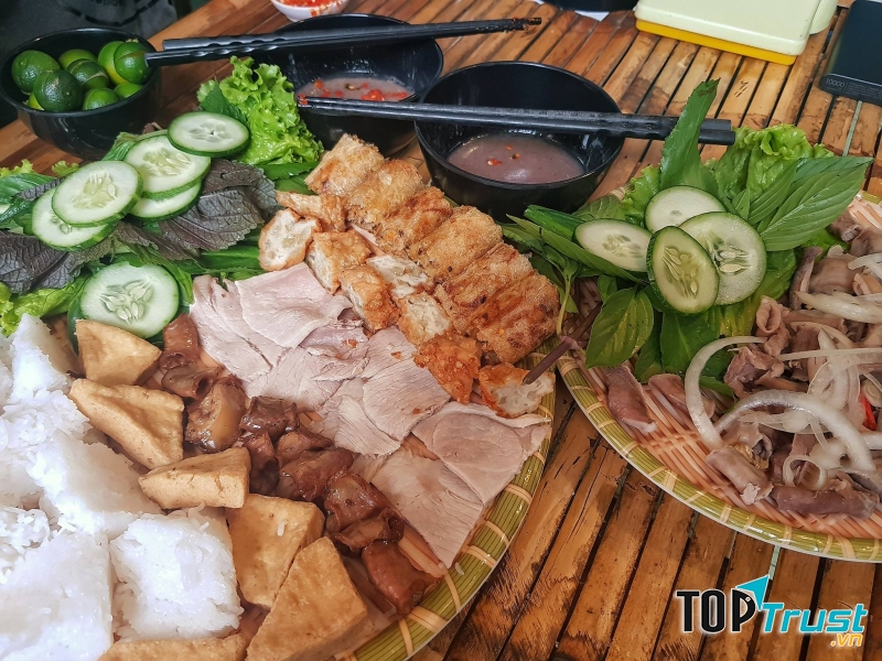 Bún đậu mắm tôm Quảng Ngãi