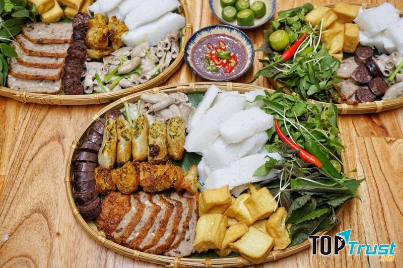 Bún đậu mẹt quán