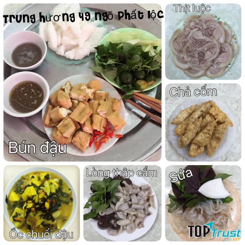 Bún đậu Trung Hương