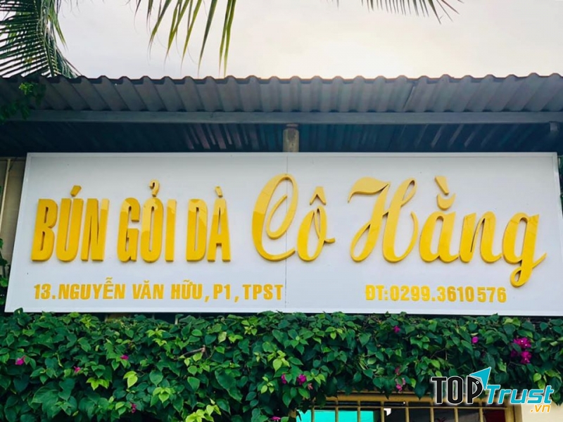 Quán bún gỏi dò - Cô Hằng