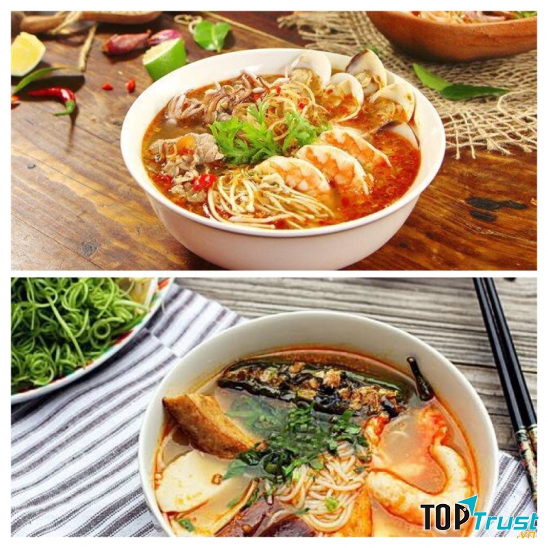 Bún hải sản chay