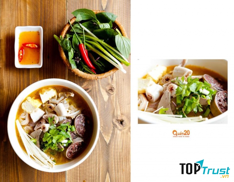 Bún lòng - Hai Bà Trưng (nguồn: lozi)