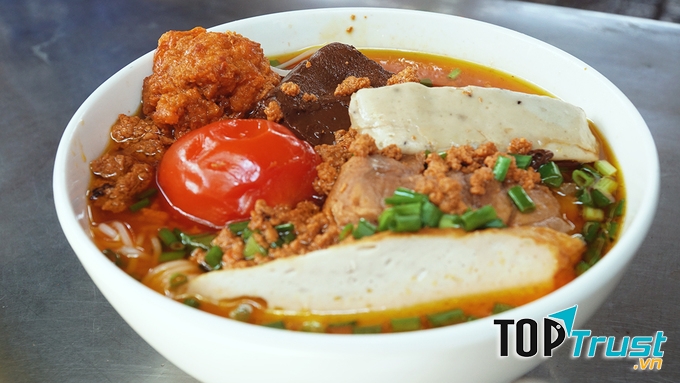 Bún riêu Đà Lạt ở quán Vy
