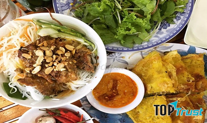 Bún thịt nướng Bà Trai