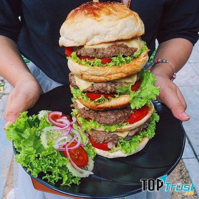 Burger bò nướng 4 tầng – Ette Bơ Gơ