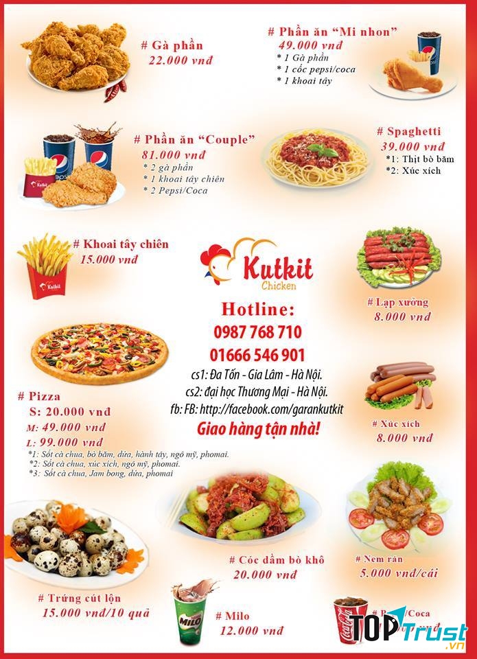 Menu Burger King