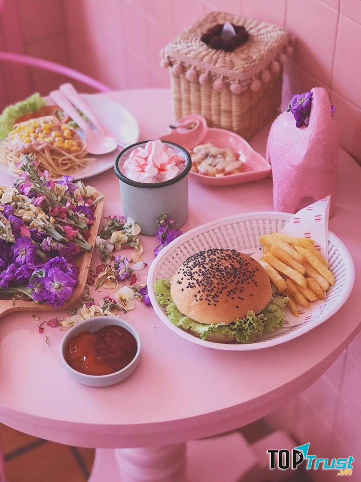 Cửa hàng thức ăn nhanh Burger Tiện Lợi