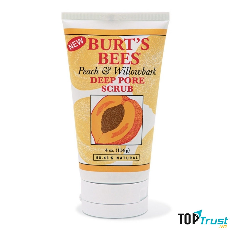 Burt’s Bees Peach & Willow Bark Deep Pore Scrub