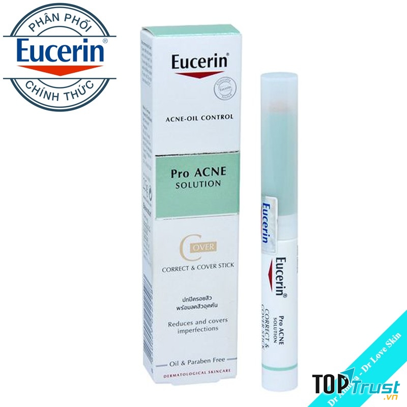 Bút Che Khuyết Điểm Eucerin ProAcne Correct & Cover Stick: