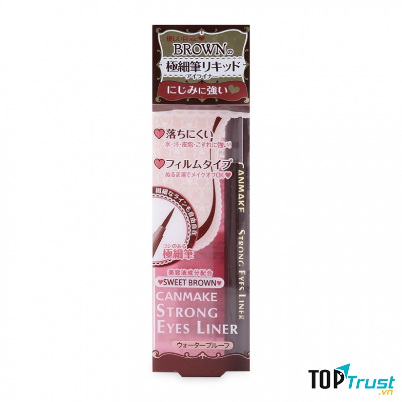 Nổi bật nhất ở bút kẻ mắt nước Strong Eyes Liner vẫn là tính năng chống thấm nước cao siêu