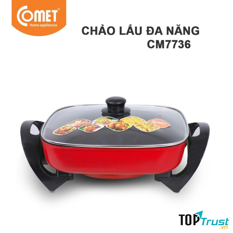 Chảo lẩu điện đa chức năng Comet CM7736