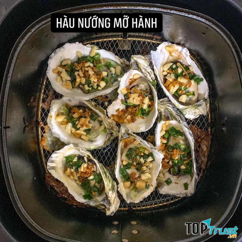 Hàu nướng mỡ hành