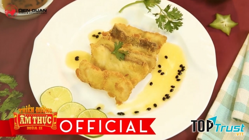 Cá bông lau chiên xù