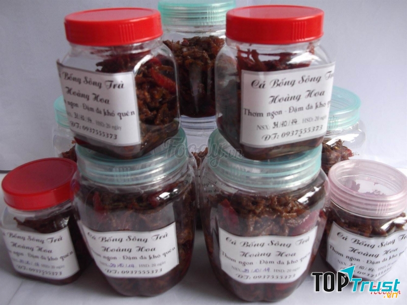 Cá bống kho tiêu đặc sản quí gửi tặng người thân phương xa