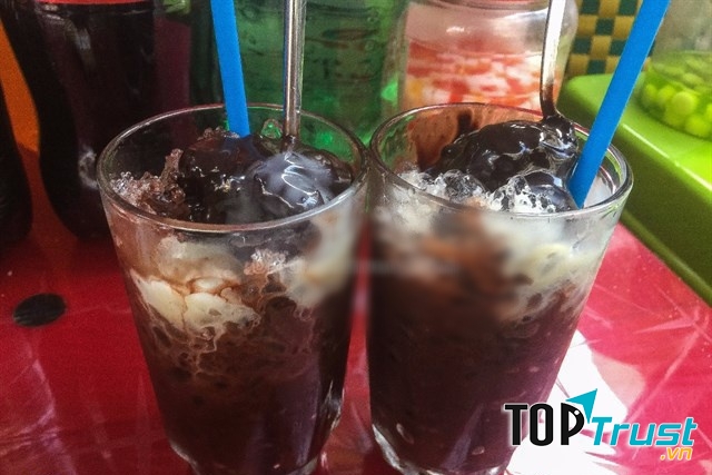 Ca cao đá nóng - sinh tố Xì Tin cafe